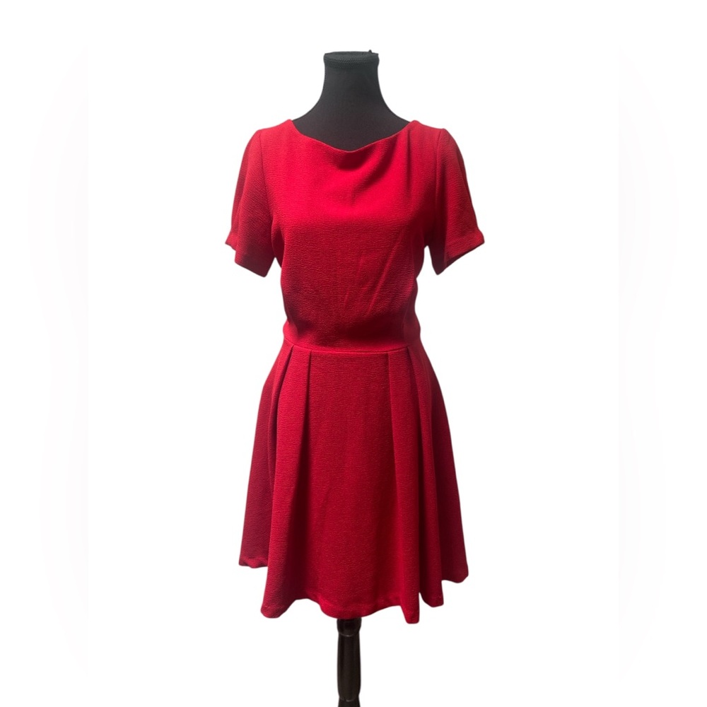 Taylor Vibrant Red Mini Dress GUC 12